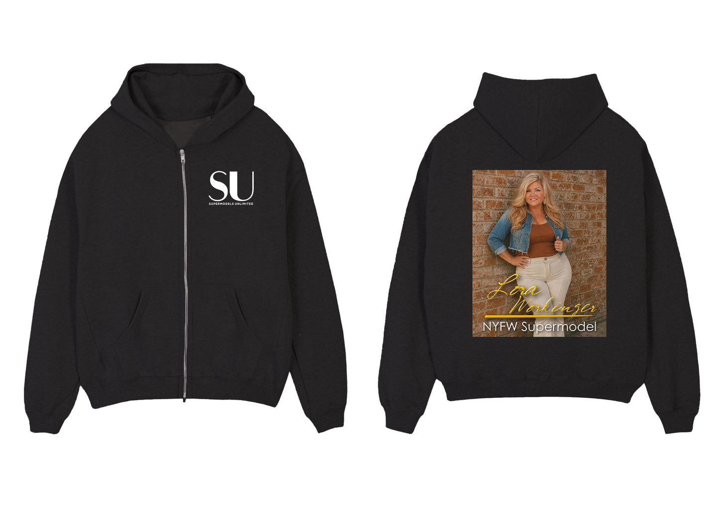 NYFW Supermodel Merch featuring Lora Workinger