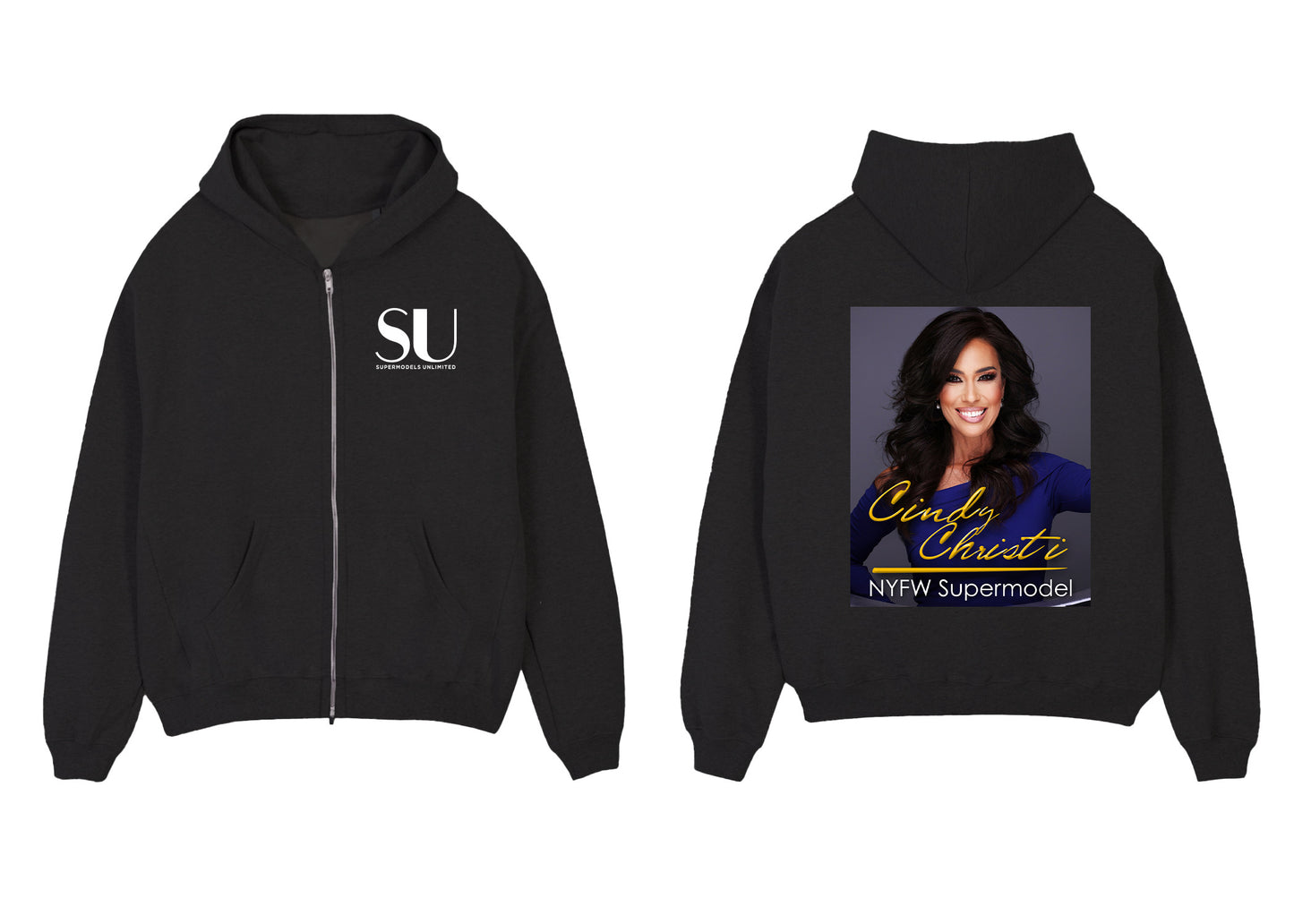 NYFW Supermodel Merch featuring Cindy Christi