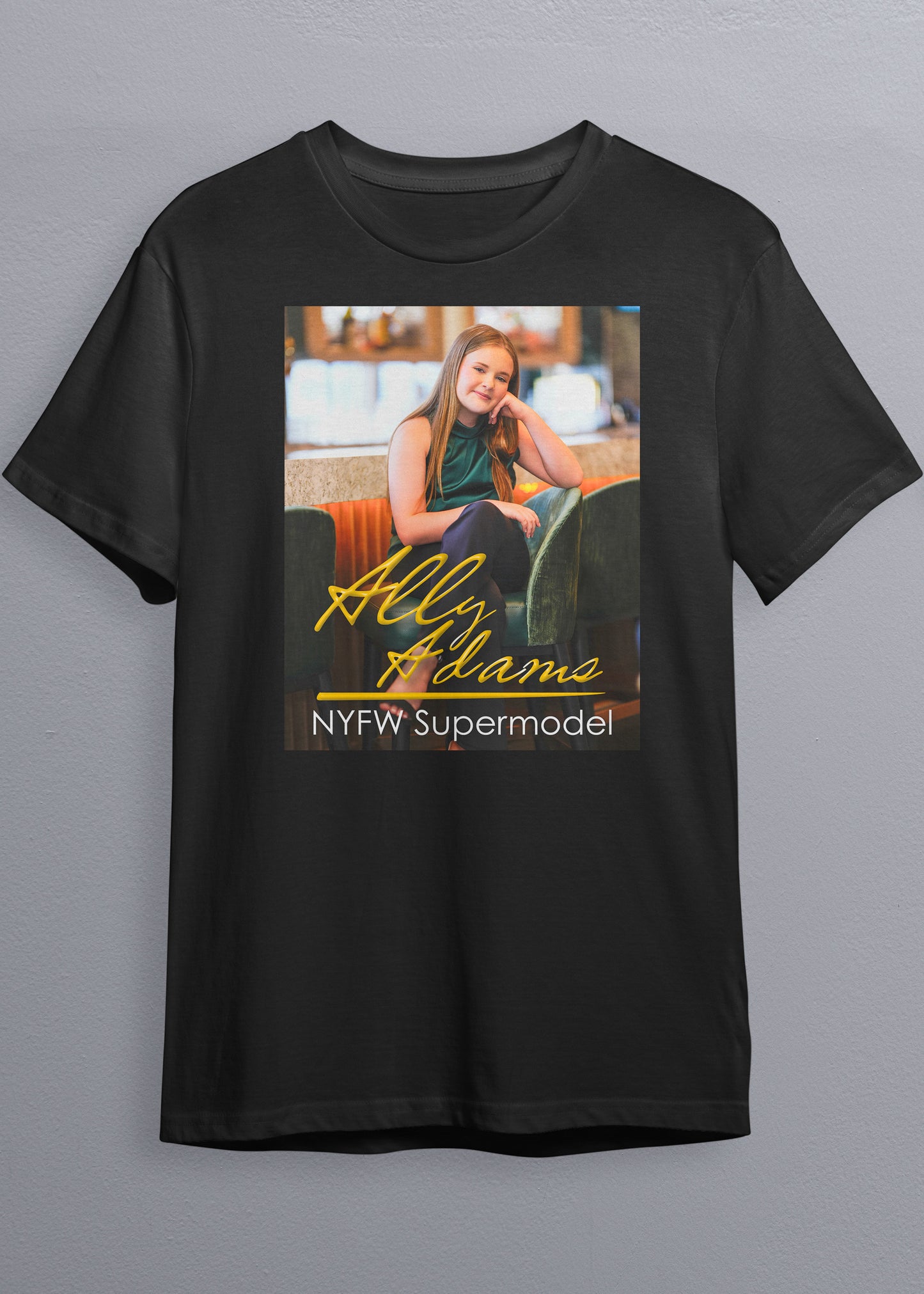 NYFW Supermodel Merch featuring Ally Adams