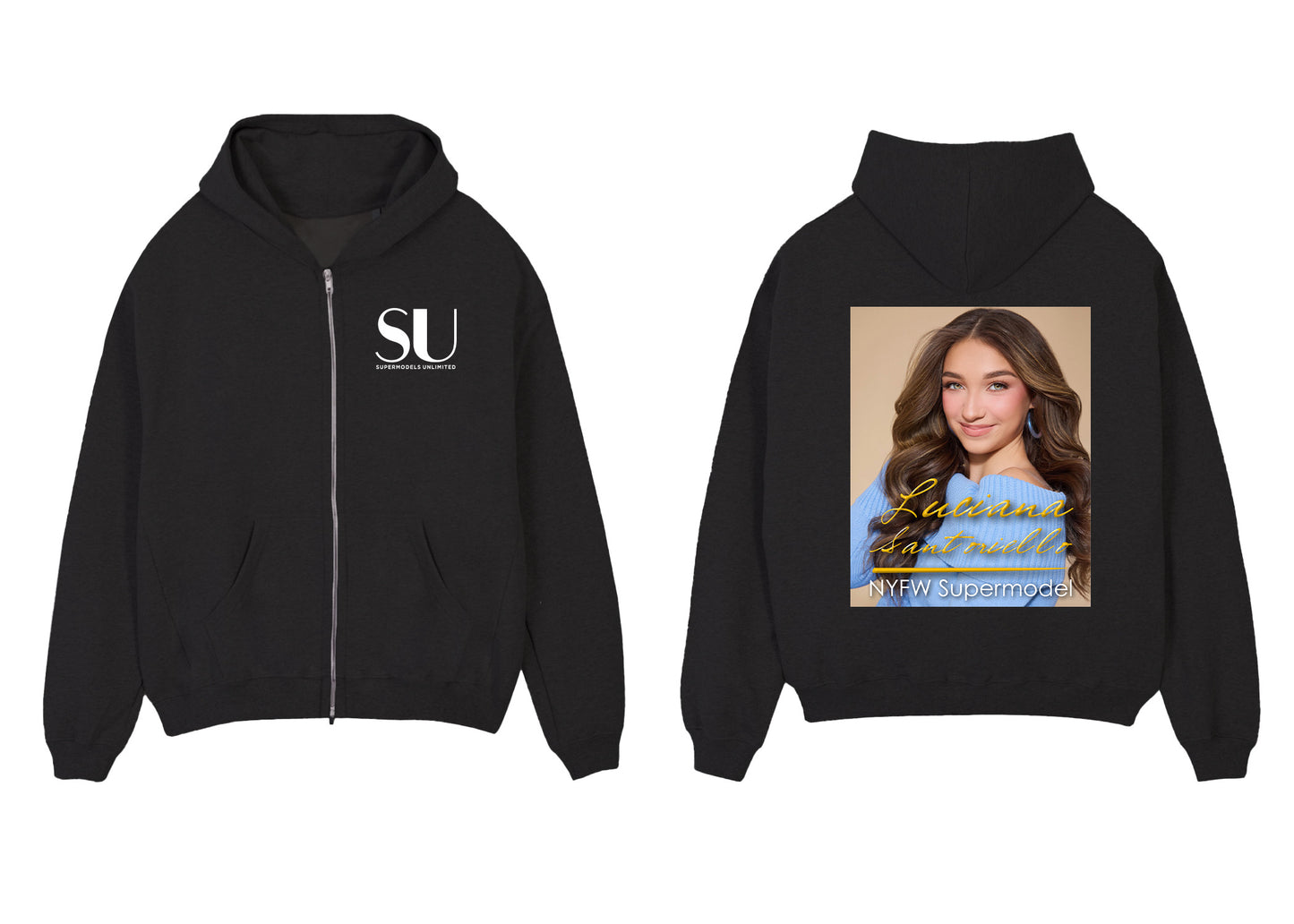 NYFW Supermodel Merch featuring Luciana Santoriello