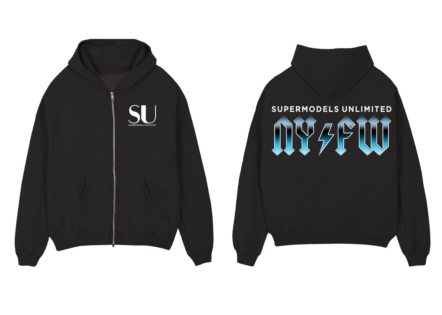 NYFW Supermodel Rock n Roll Hoodie