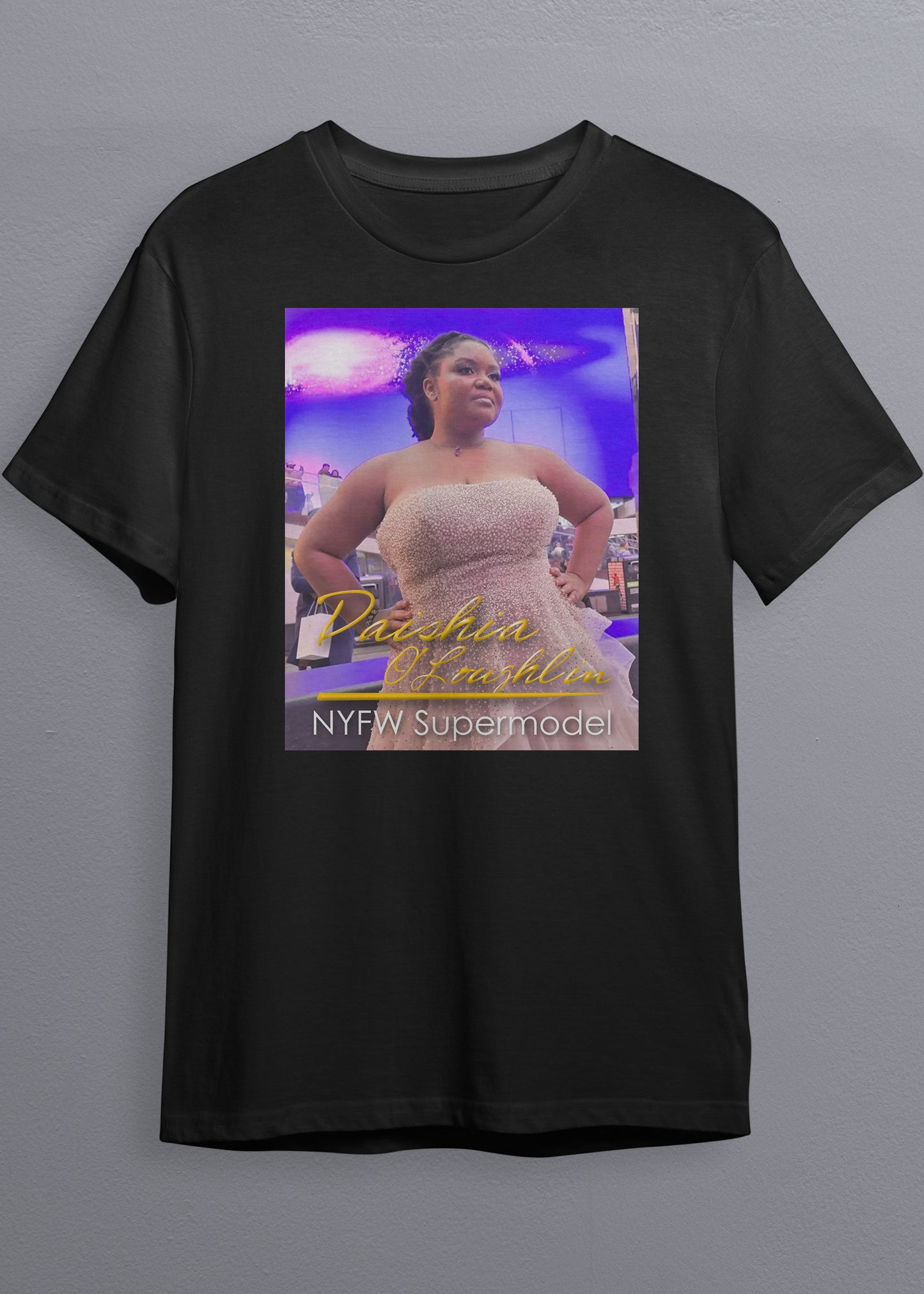 NYFW Supermodel Merch featuring Daishia O'Loughlin