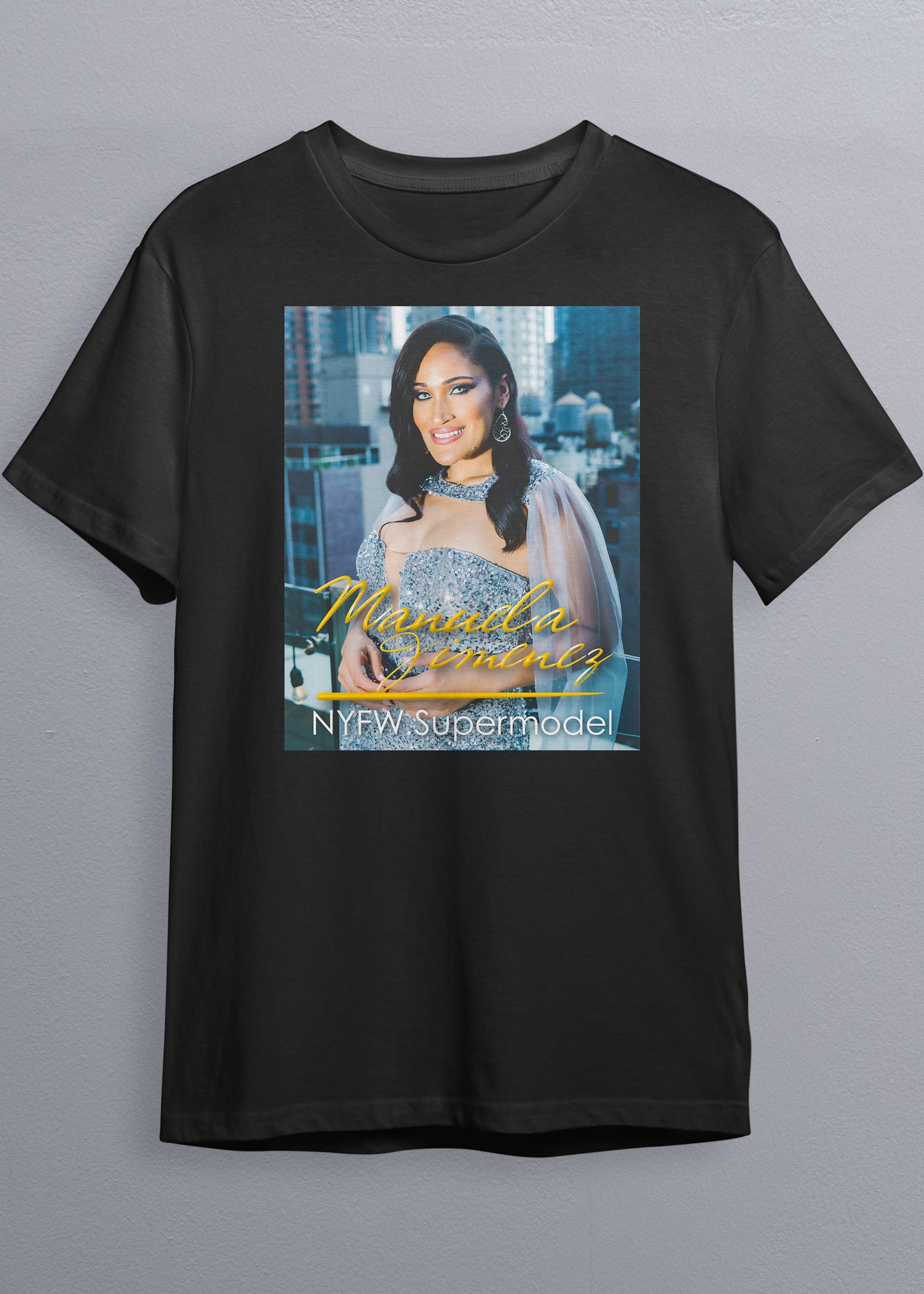 NYFW Supermodel Merch featuring Manuela Jimenez