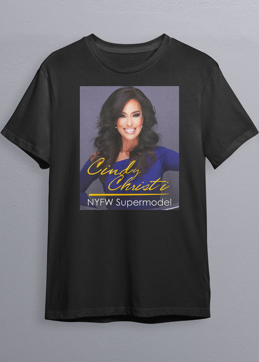 NYFW Supermodel Merch featuring Cindy Christi