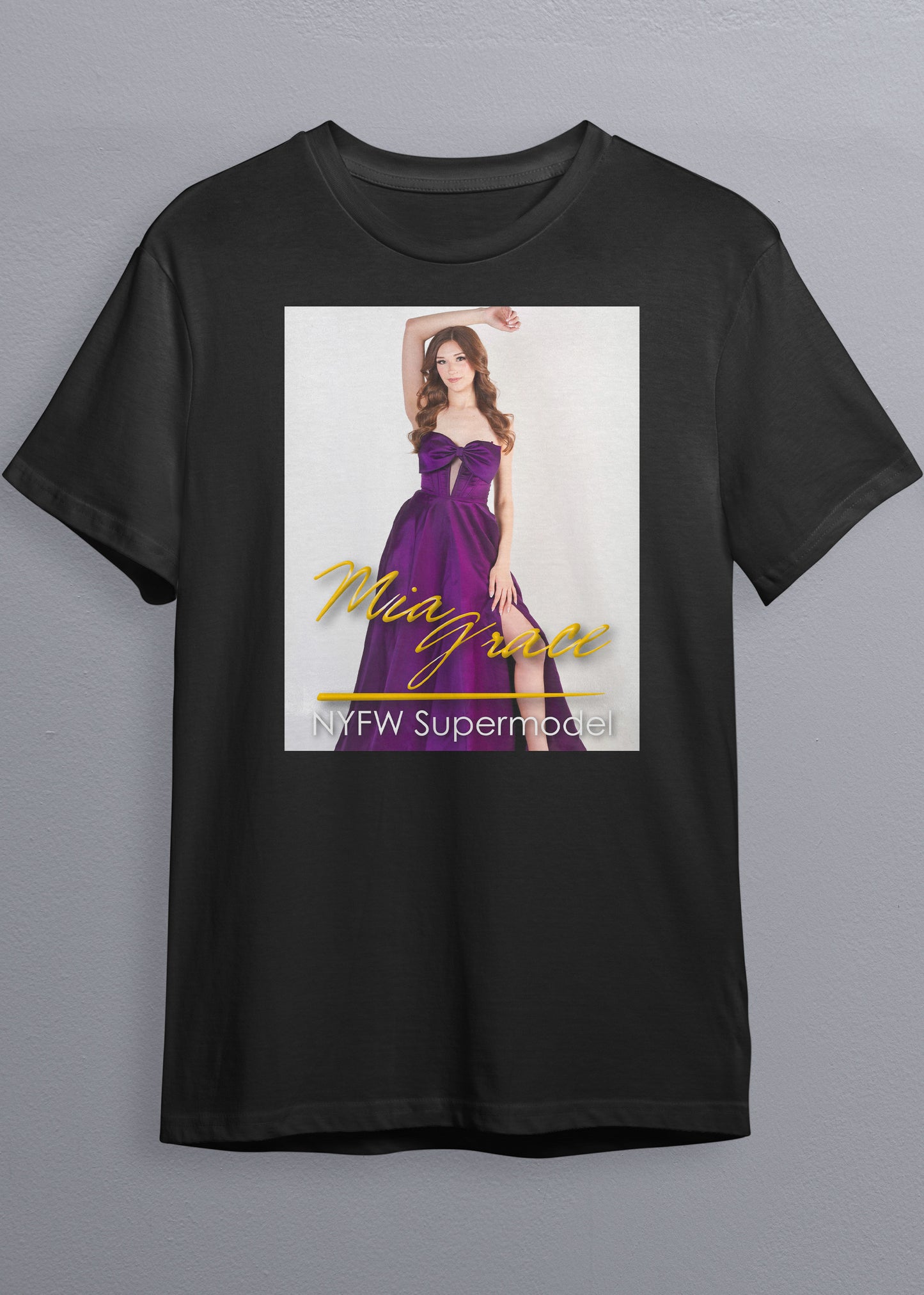 NYFW Supermodel Merch featuring Mia Grace