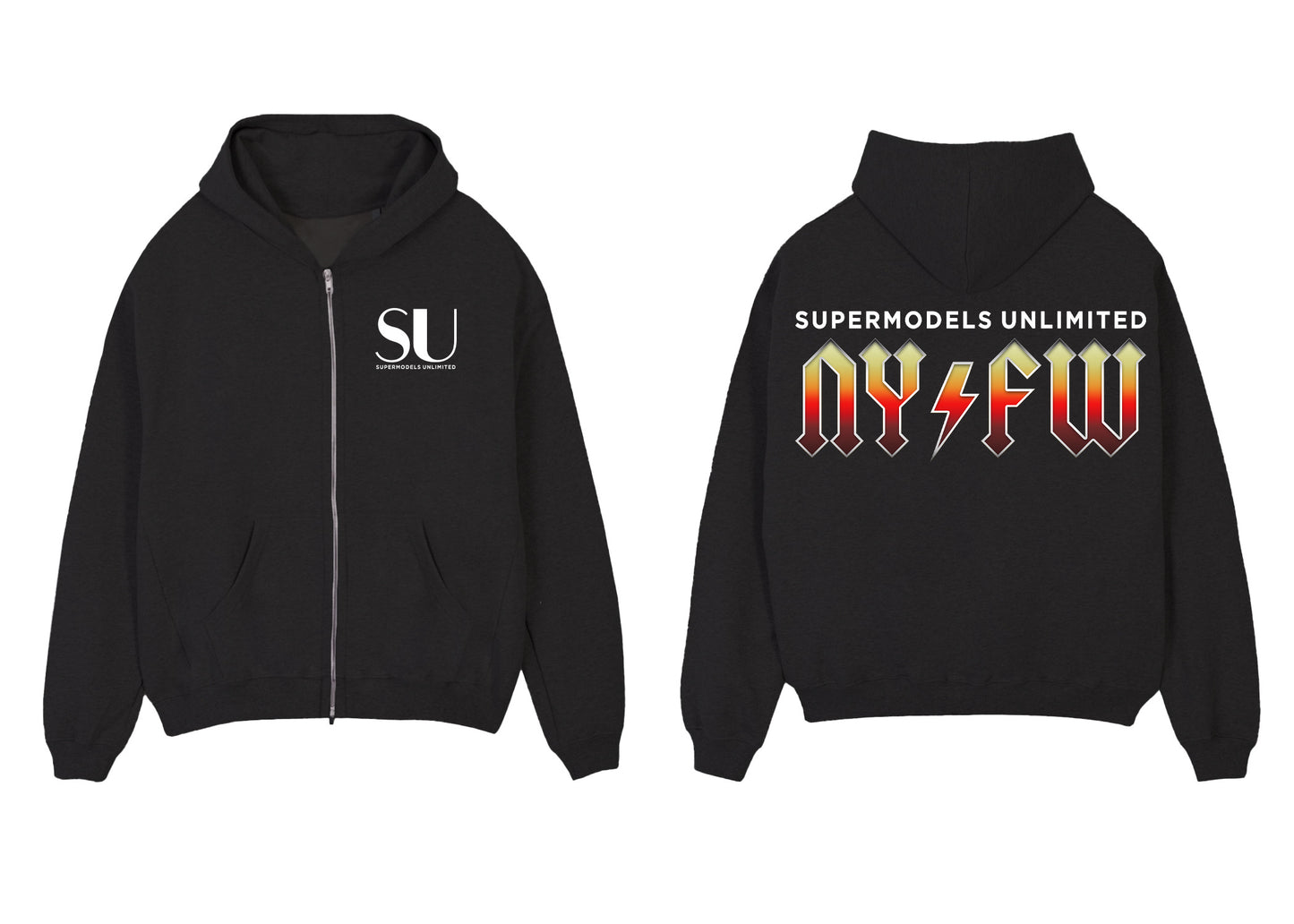NYFW Supermodel Rock n Roll Hoodie