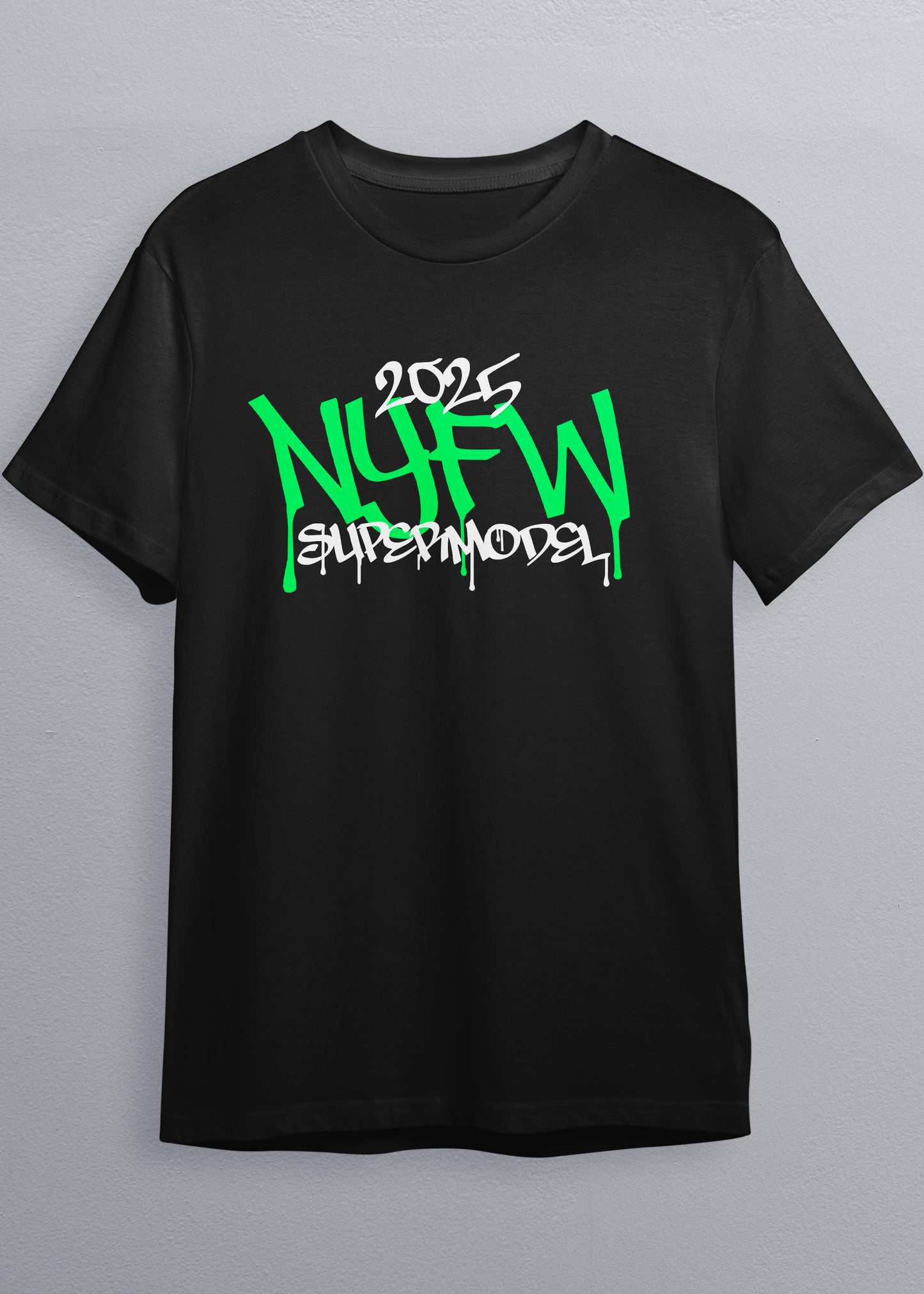 2025 NYFW Supermodel Graffiti T-Shirt