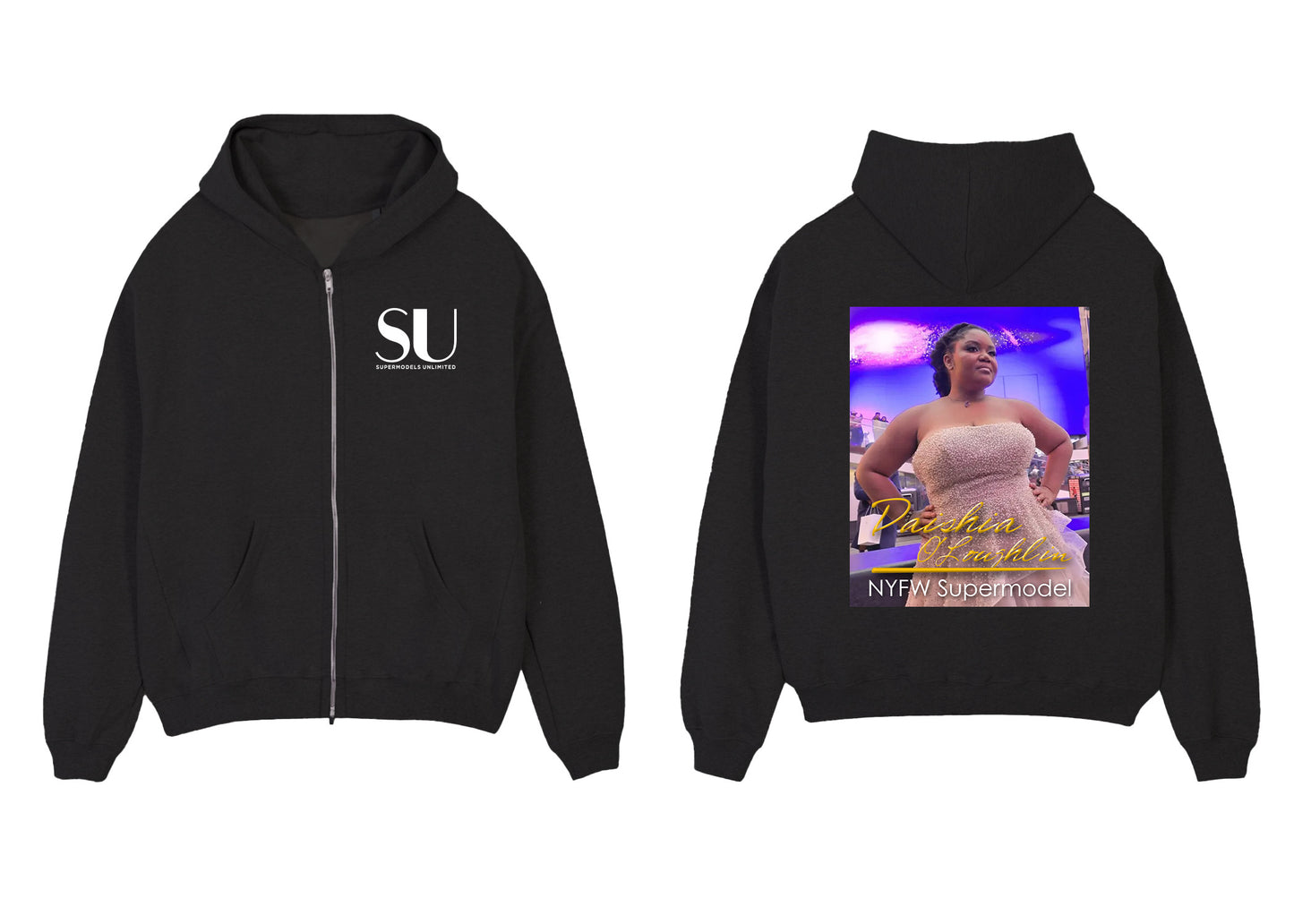 NYFW Supermodel Merch featuring Daishia O'Loughlin