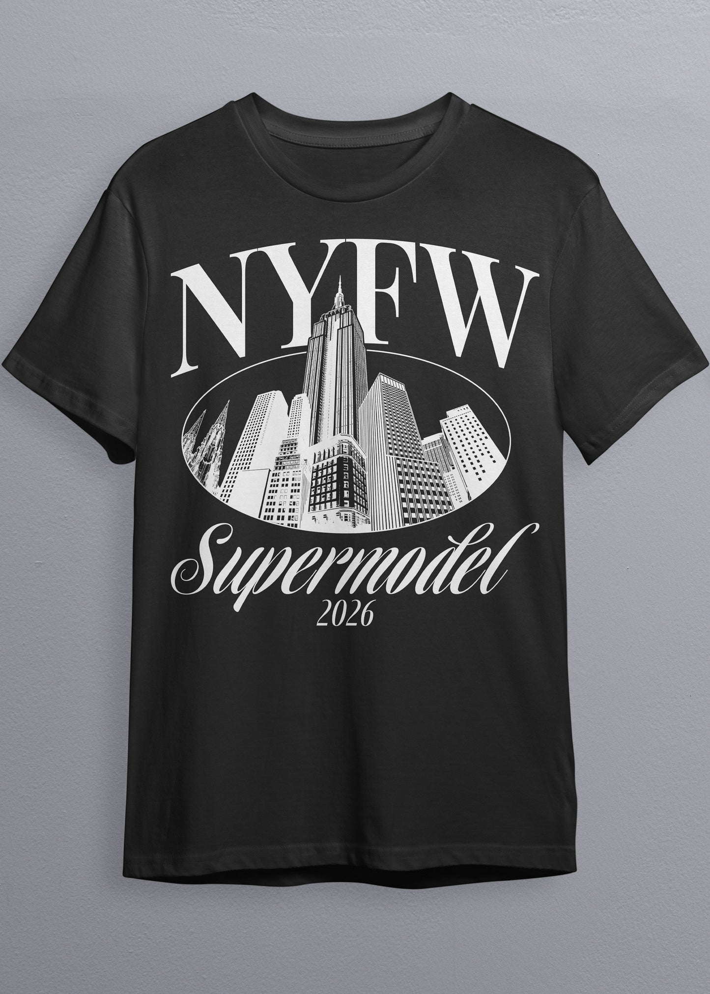 NYFW Supermodel Cityscape T-Shirt