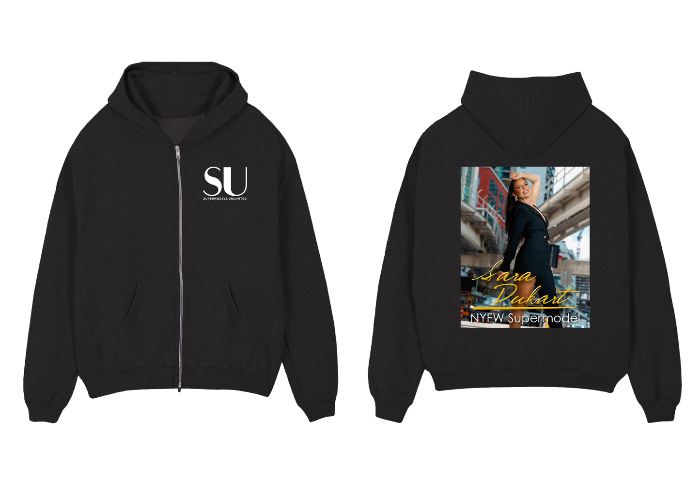 NYFW Supermodel Merch featuring Sara Dukart