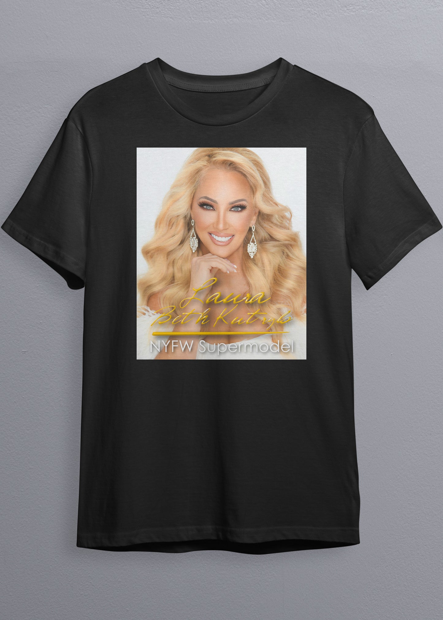 NYFW Supermodel Merch featuring Laura Beth Kutryb