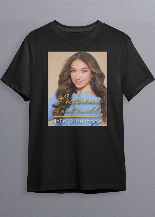NYFW Supermodel Merch featuring Luciana Santoriello