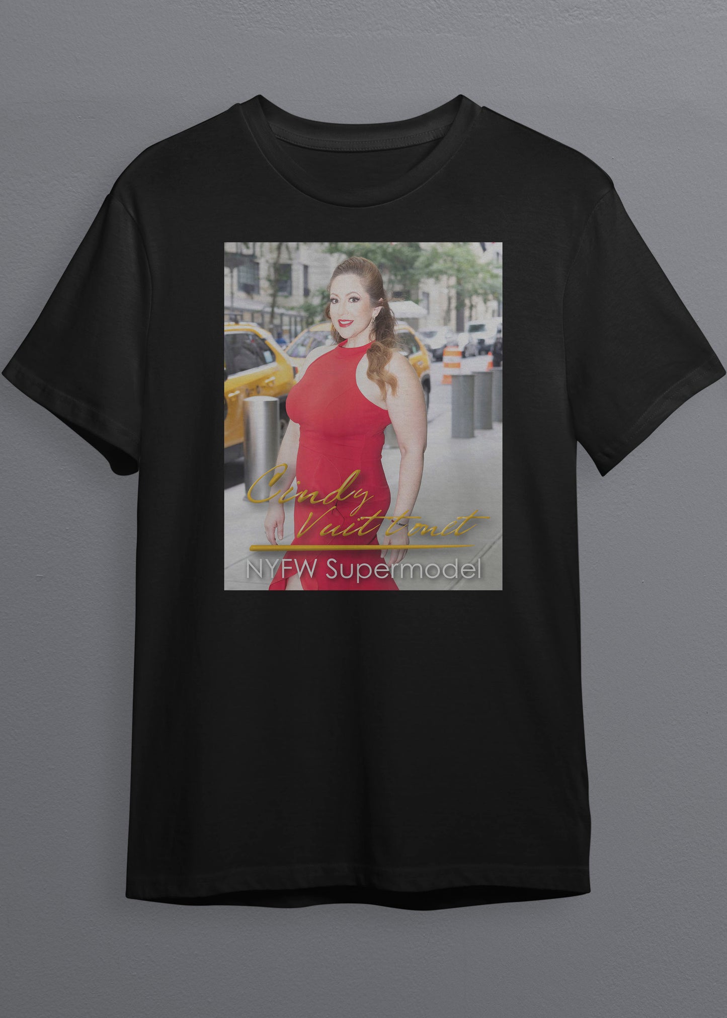NYFW Supermodel Merch featuring Cindy Vuittonet
