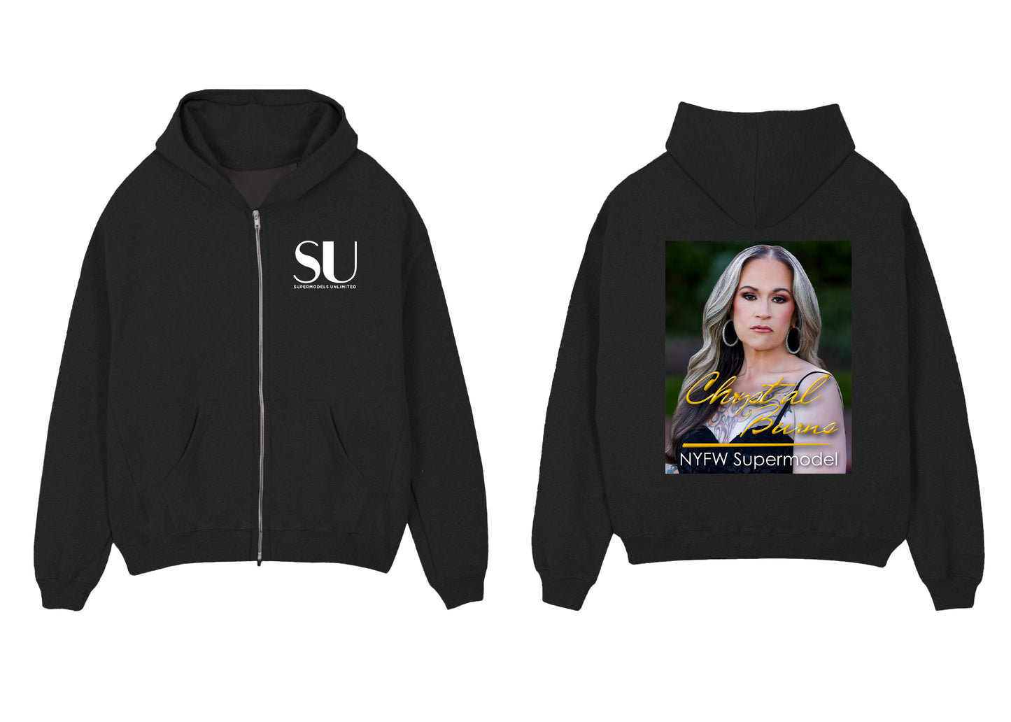 NYFW Supermodel Merch featuring Chrystal Burns