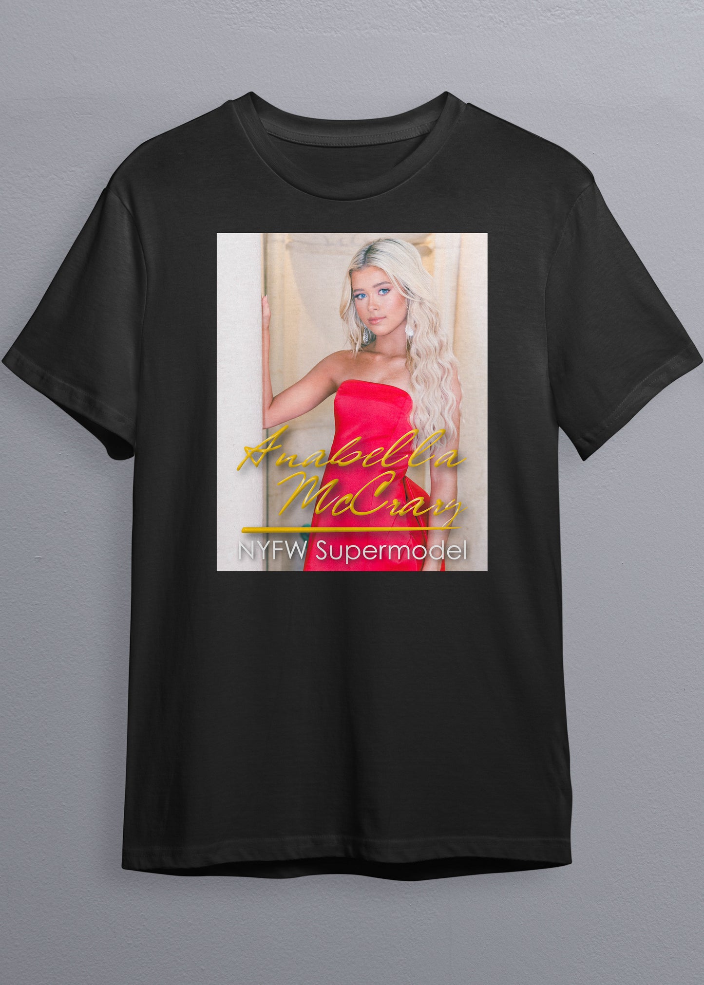 NYFW Supermodel Merch featuring Anabella McCrary