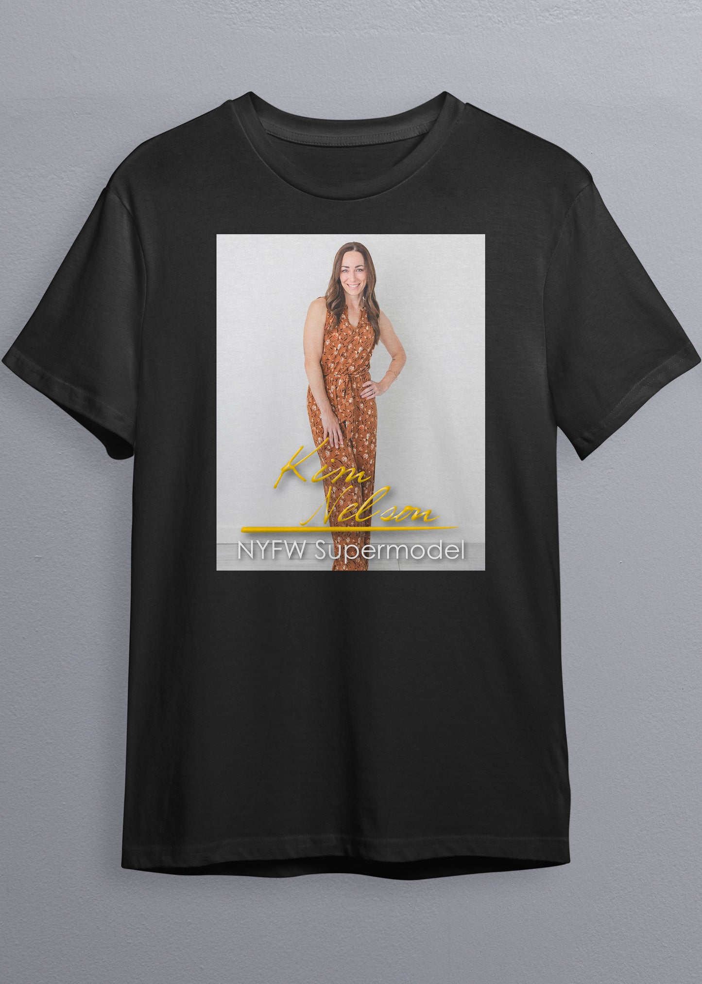 NYFW Supermodel Merch featuring Kim Nelson