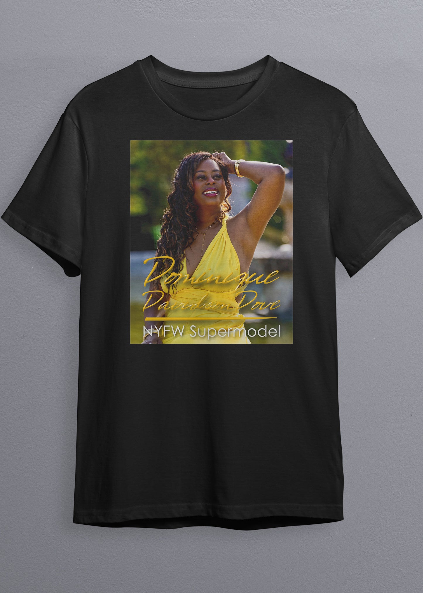 NYFW Supermodel Merch featuring Dominique Davidson Dove