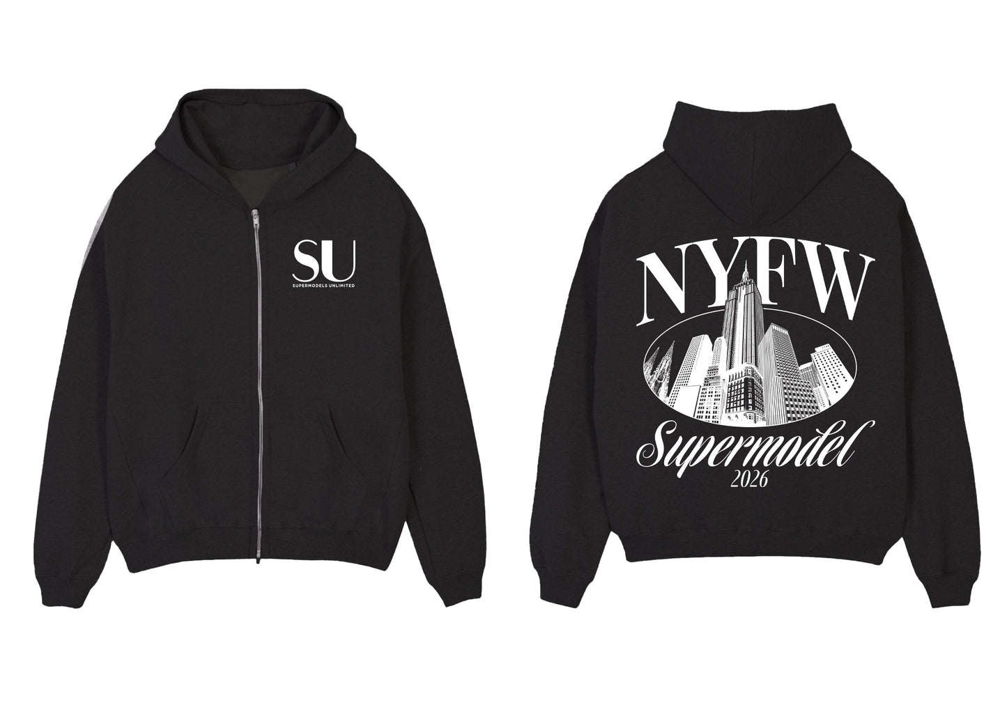 NYFW Supermodel Cityscape Hoodie
