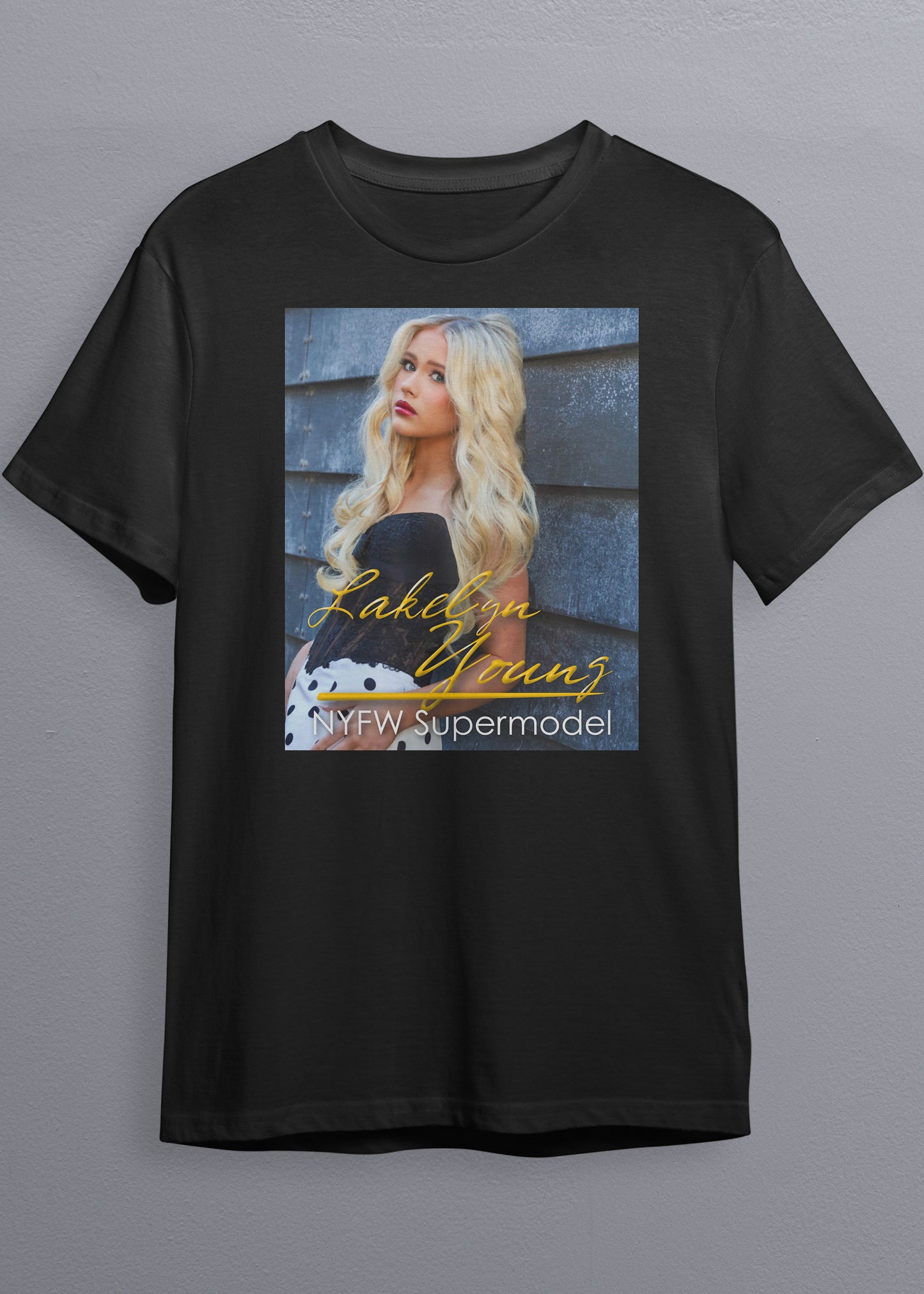 NYFW Supermodel Merch featuring Lakelyn Young