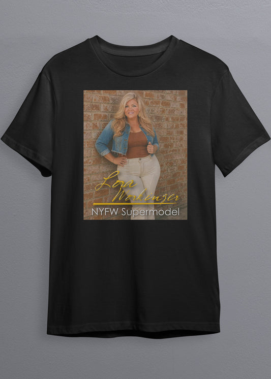 NYFW Supermodel Merch featuring Lora Workinger