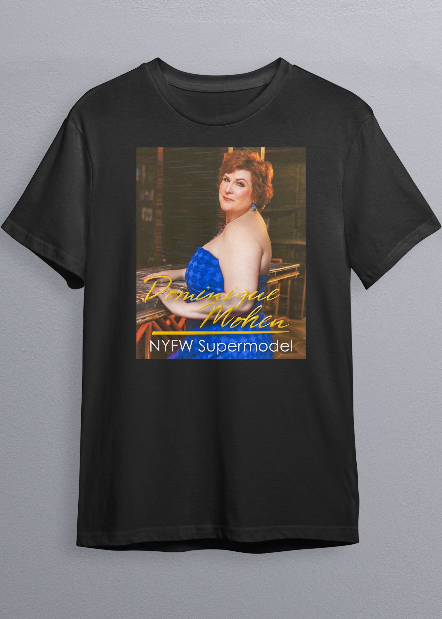 NYFW Supermodel Merch featuring Dominique Mohen