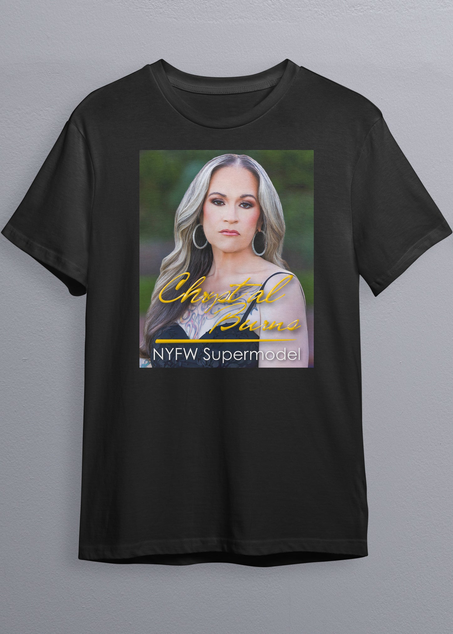 NYFW Supermodel Merch featuring Chrystal Burns