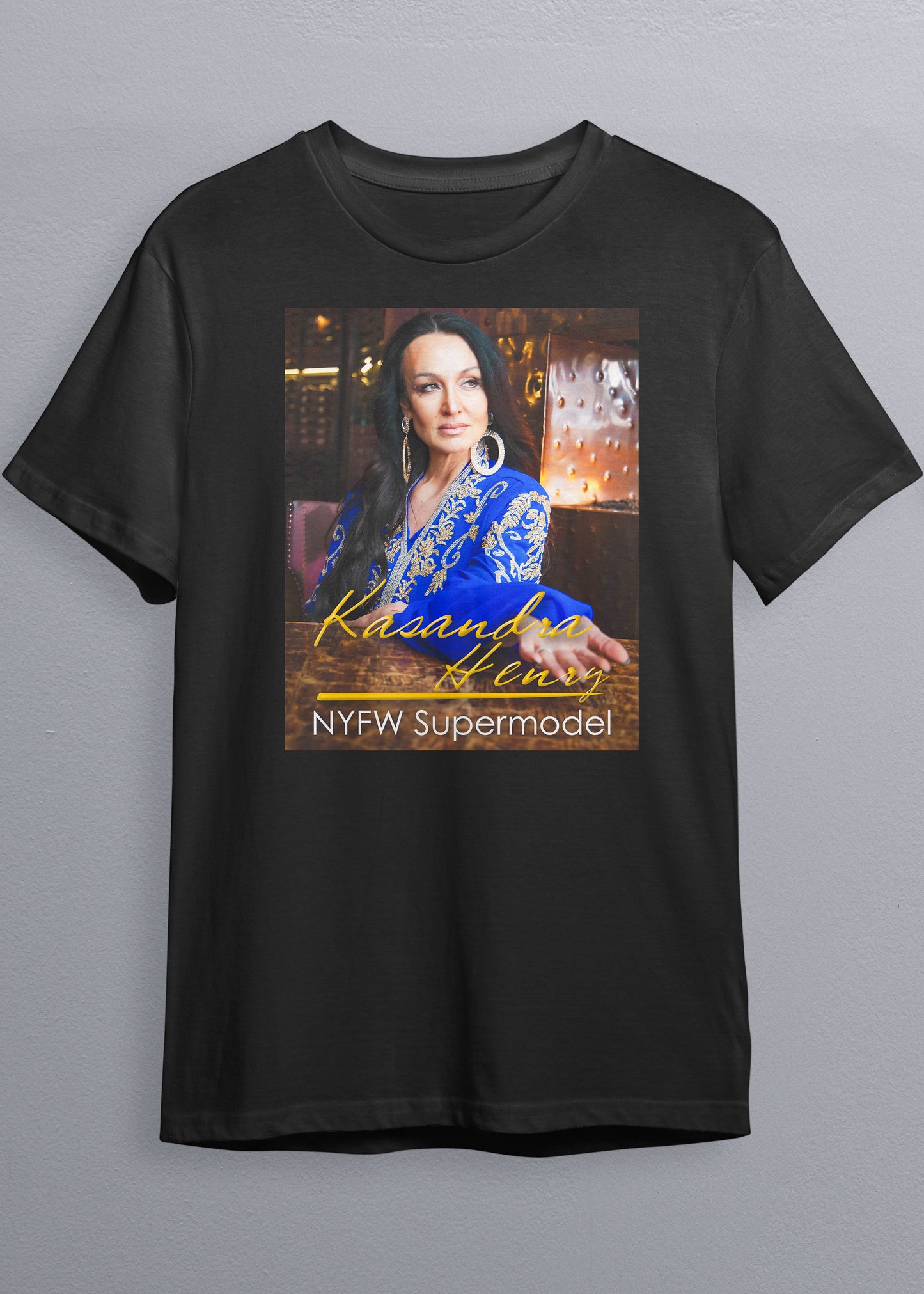 NYFW Supermodel Merch featuring Kasandra Henry