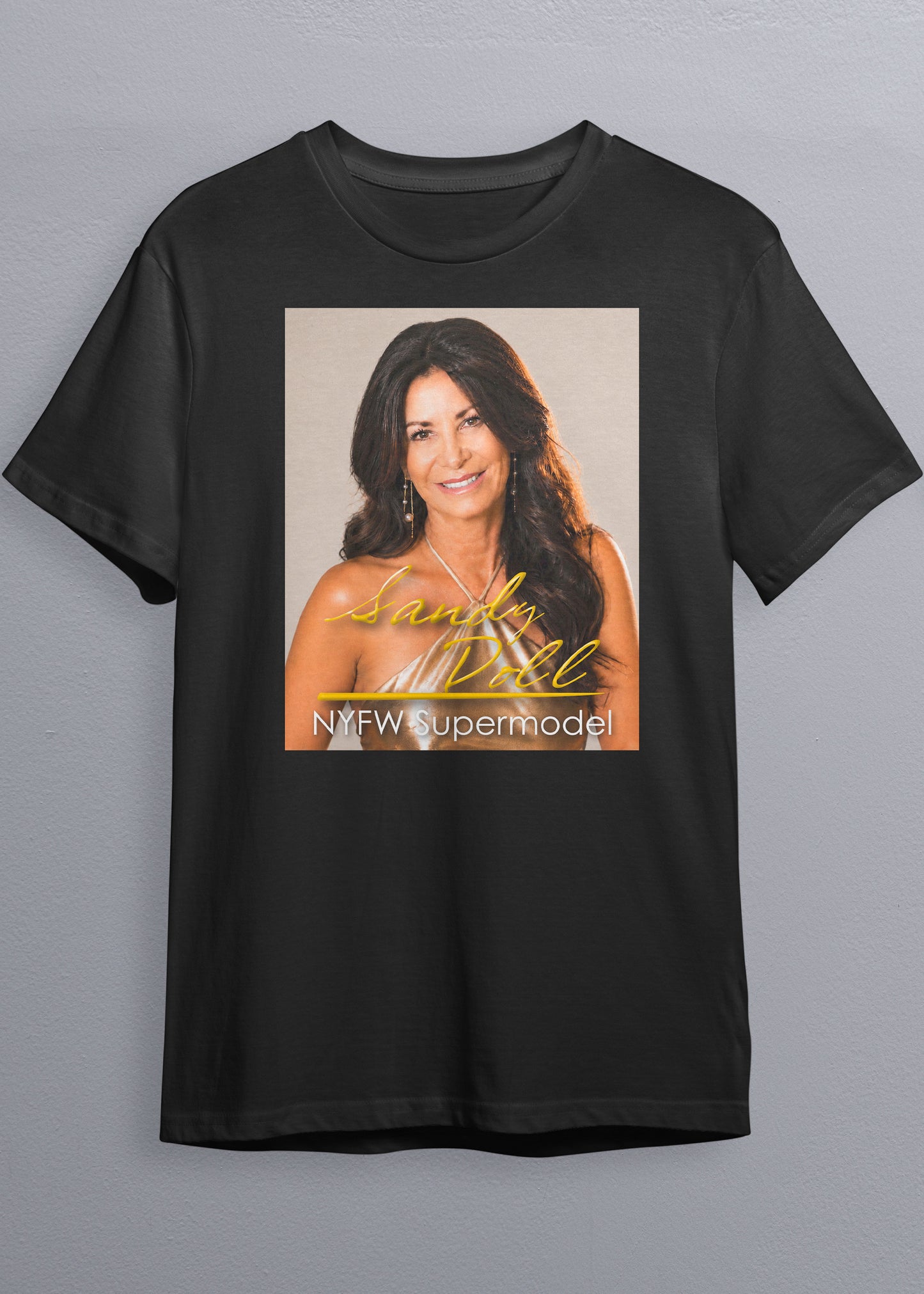 NYFW Supermodel Merch featuring Sandy Doll