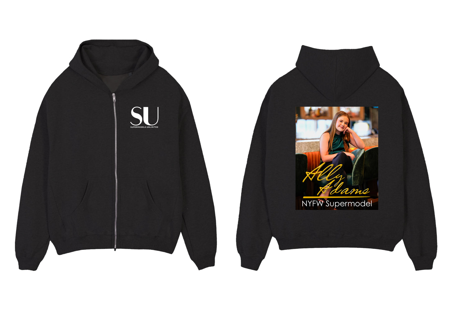NYFW Supermodel Merch featuring Ally Adams