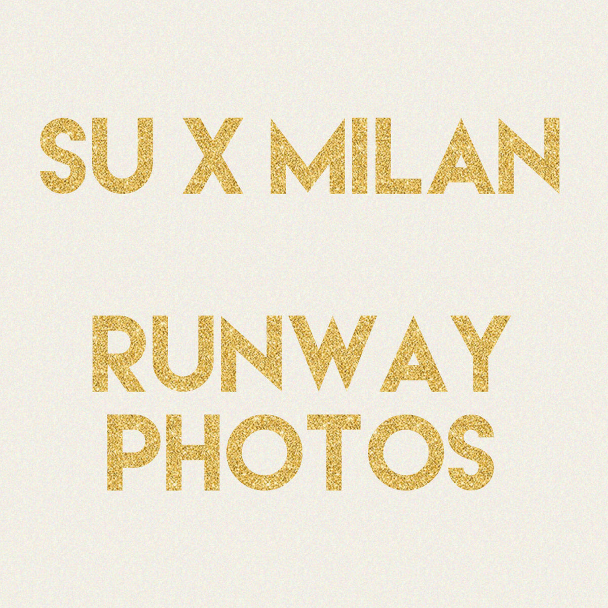 SU x Milan Fashion Week 2027: Runway Photos