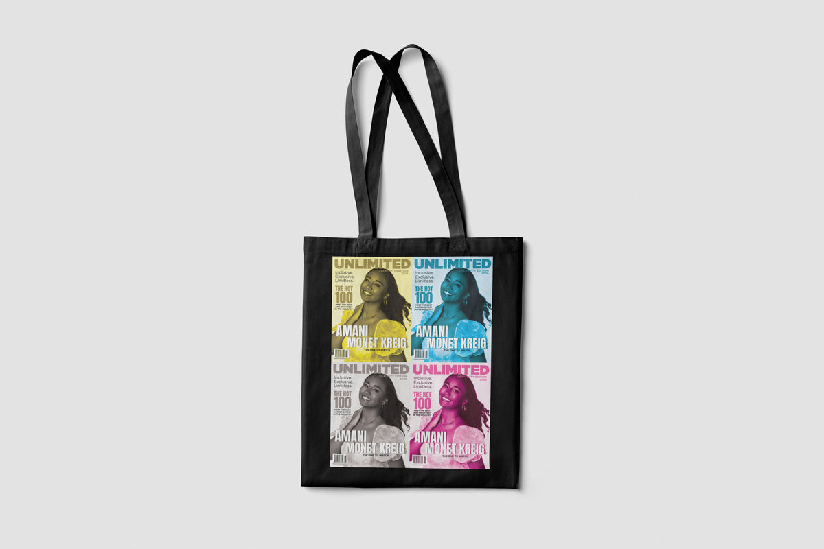 Cover Model Tote featuring Amani Monet Kreig