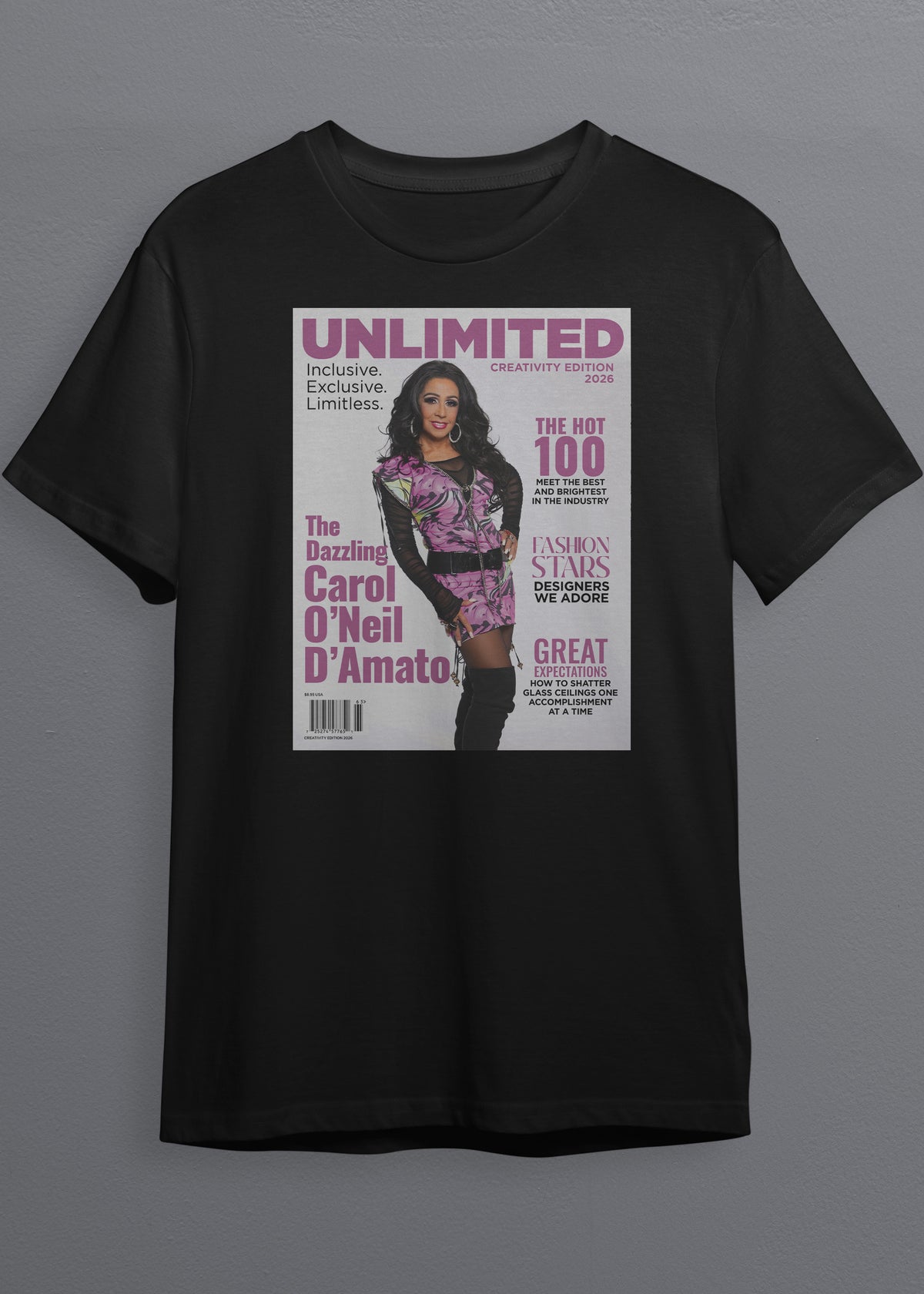 Cover Model Merch featuring Carol O’Neil D’Amato
