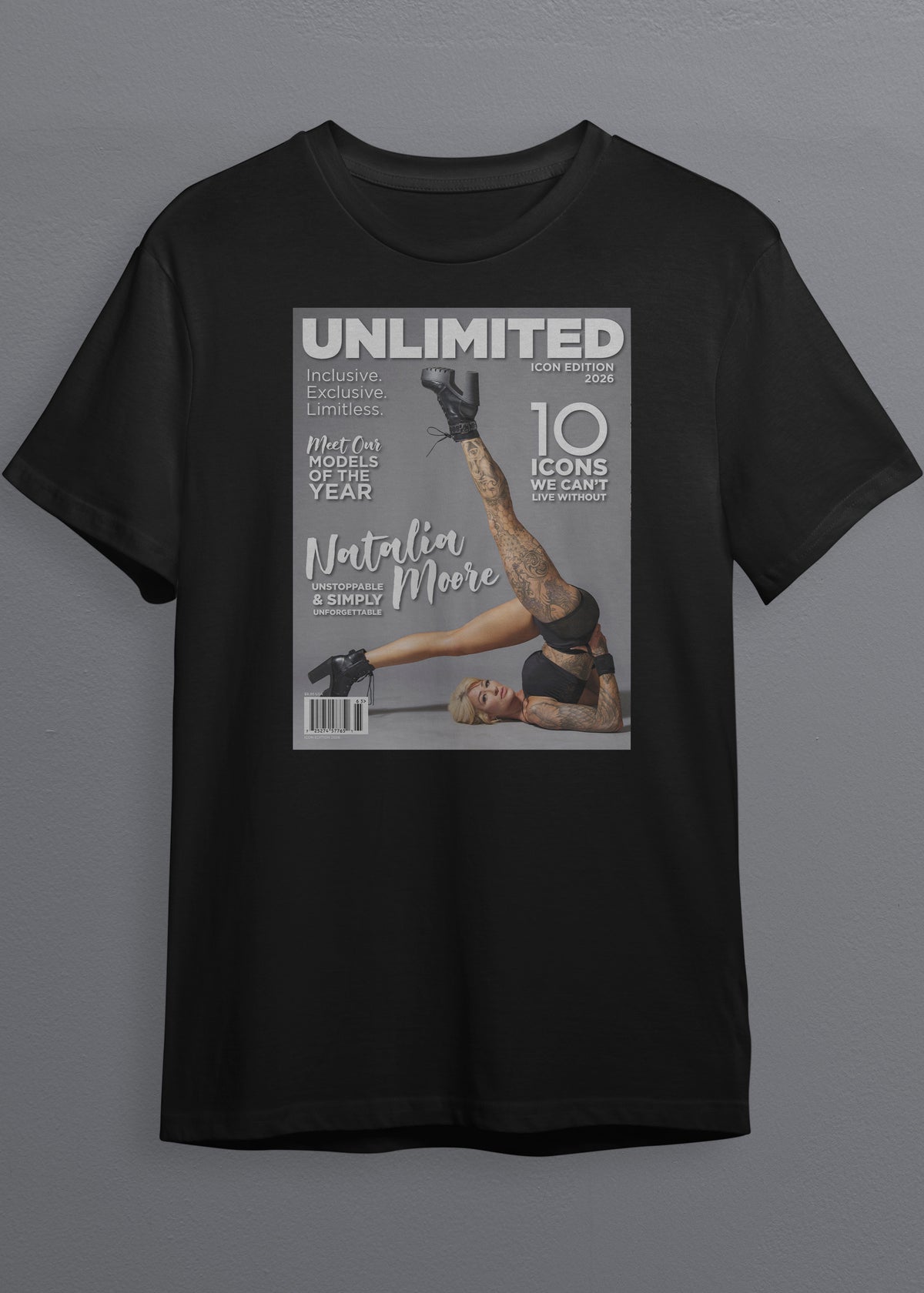 Cover Model Merch featuring Natalia Moore